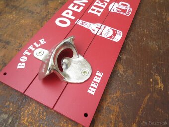Nástenný otvárač na fľaše - 2