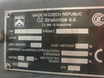 Desta 3E10 - 3 kolesá, elektro - 2