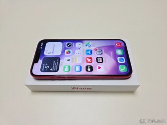 APPLE IPHONE 13 128GB RED,BATERKA 100% - 2