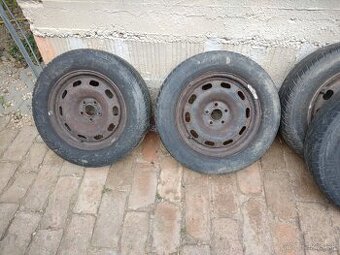 plechové disky 5x100 R15 Golf 4 Bora Octavia 1 - 2