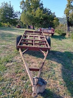 Vlecka vyklápacia za traktor adt - 2