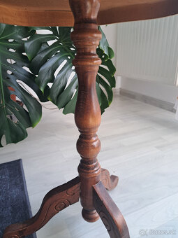 drevený stolík, side table - 2