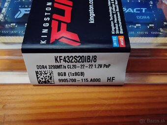 Predám pamäte SODIMM 8GB DDR4 3200MHz (pre notebook) - 2
