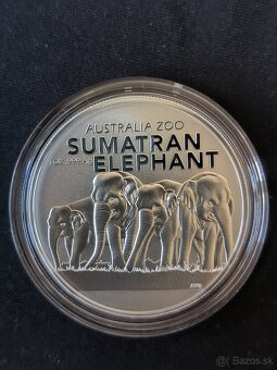 1 Oz Austrália ZOO strieborná minca 999/1000 - 2