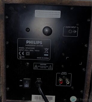 🔊 Predám subwoofer Philips SPA2310/00 – 2.1 audio systém - 2