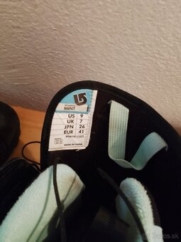 BURTON cierne SNB boty velkost 40,5 - 2