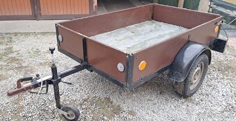 Prívesný vozík 2x1,2 m - 2