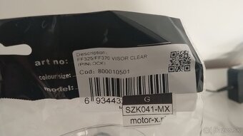 Predám nové nepoužité plexi LS2 - 2