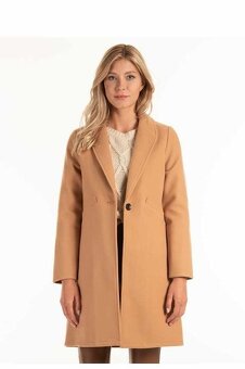 Dámsky hnedý kabát - 2