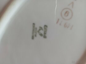 Porcelánový podnosovy tanier - 2