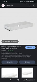 Detska postielka 120x60 - 2