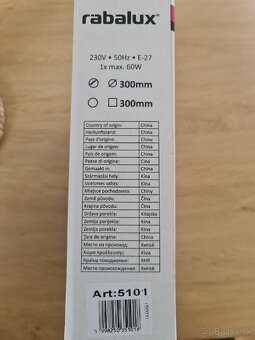 Svietidlo na stenu alebo strop - 2