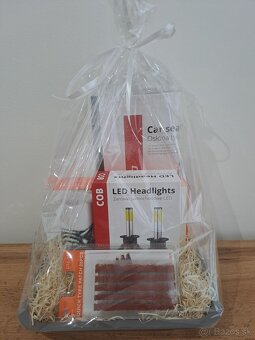 Led žiarovky - darčekový kôš autopríslušenstvo - 2