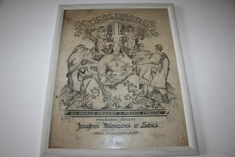 MARTIN  BENKA  - diplom  Matice slovenskej (1928) - 2