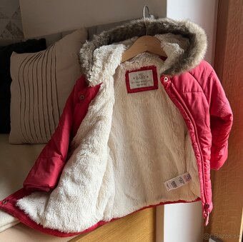 Kožušinková bunda M&S veľ. 18-24M - 2