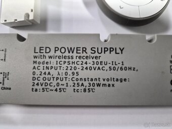 Zdroj , diaľkové ovládanie,  LED - 2