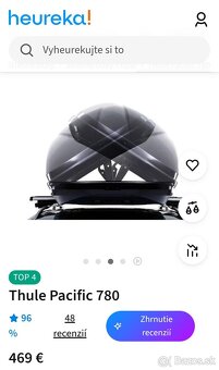 Thule Pacific L DS čierny aeroskin - 2