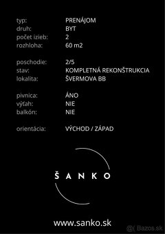 MODERNE ZREKONŠTRUOVANÝ 2i BYT BLÍZKO CENTRA MESTA - 2
