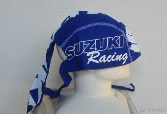 Šatka na hlavu Suzuki modra - 2