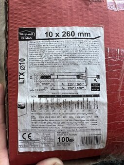 Natĺkacia kotva s plastovým tŕňom – KLIMAS 260mm (200ks) - 2