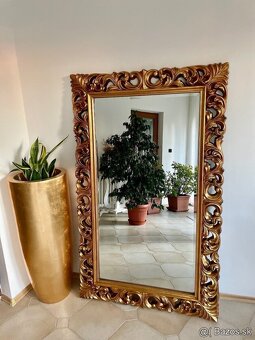 luxusne barokove zlate zrkadlo 160x98cm - 40% - 2
