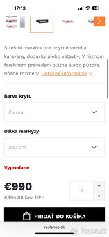 Stresna markiza Fiamma F80s nova - 2