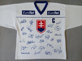 Hokejový dres Slovensko Majstri sveta 2002 - 2