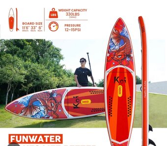 Veľký paddleboard pre 2-3osoby na týždňový termín výhodne - 2