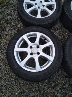 16" alu PEUGEOT,CITROEN + zimné pneu SEMPERIT. - 2