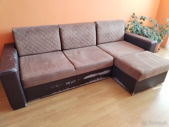 Darujem Rozkladací L-kový gauč s úložným priestorom - 2