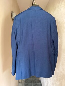 Modrý pánsky oblek - komplet - 2