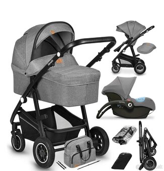 Nový Kočík Lionelo Bianka 3 kombinácia - viac farieb - 2