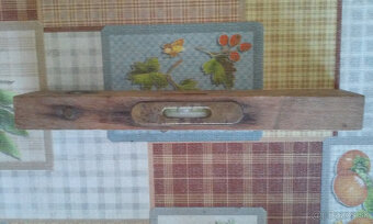 Starozitná drevená vodováha - 2