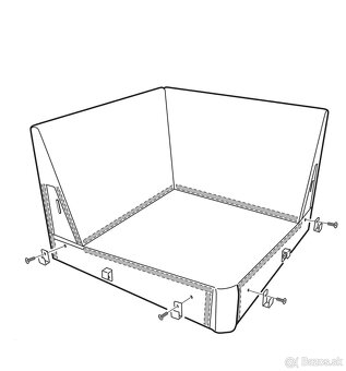 Rohový diel Ikea Kivik - 2