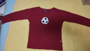 Pískacie chlapčenské tričko s futbalovou loptou veľ. 104 - 2