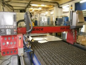 CNC Plazmový řezací stroj PIERCE RUR 2500 - 2
