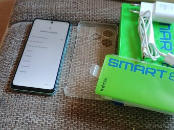 Eladó infinix smart8 telefon hibátlanul működik tartozék tok - 2