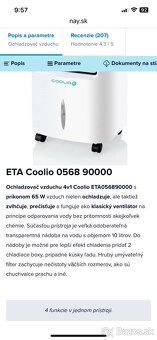 Ochladzovač vzduchu ETA Coolio - 2