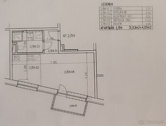 Byt 1 izbový Bratislava predaj Rača Krasňany - 2