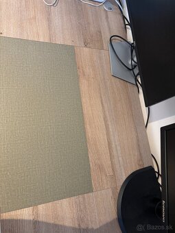 Písací stôl - výškovo nastavilteľný farba dub - 2