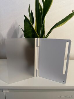 Priehľadné puzdro na Samsung Galaxy Tab S8 Note View biele - 2