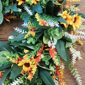 Jesenný veniec na dvere - 2