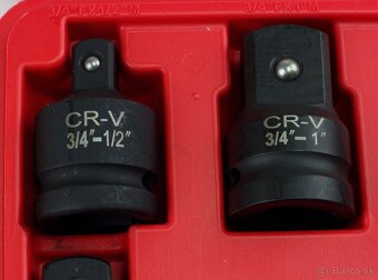 Redukcie pre račne a rázove uťahovačky 8 ks - 2