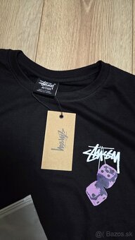 Stüssy Fuzzy Dice Tee black/purple - 2