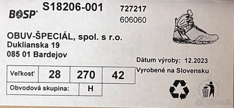 Bosp taktická obuv - stredná - 2