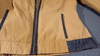 hnedá tenká bunda na zips - 2