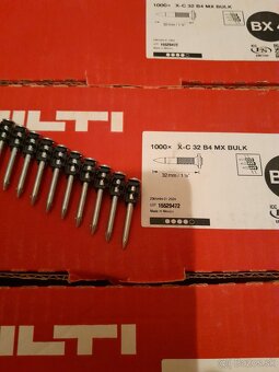 HILTI KLINCE PRE B 4 KLINCOVACKU . - 2