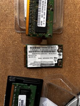 Notebookové RAM pamäte + WiFi modul Intel – viaceré kusy - 2