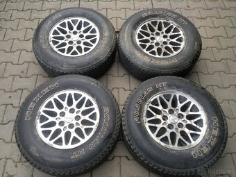 Elektrony Jeep Cherokee XJ, ZJ 5x114,3 r15, letné pneu. 225/ - 2