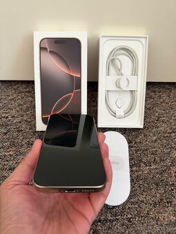 Predám iPhone 16 Pro 256 GB púštny titán Desert Titanium - 2